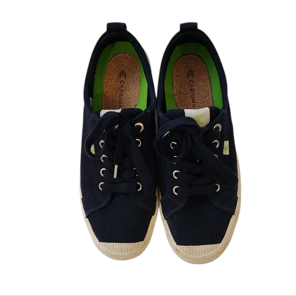Cariuma Navy Sneakers